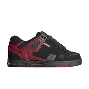 Globe Sabre Skate Shoes Trainers Black Red Stipple
