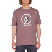 Volcom Mens Crisp Stone T Shirt Bordeaux