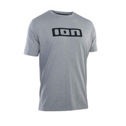 Ion Bike Mens Jersey Logo Short Sleeve Dri-Release Grey Melange