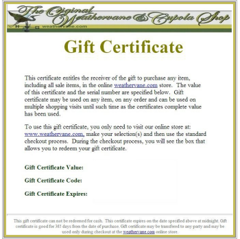 gift voucher and certificate samples