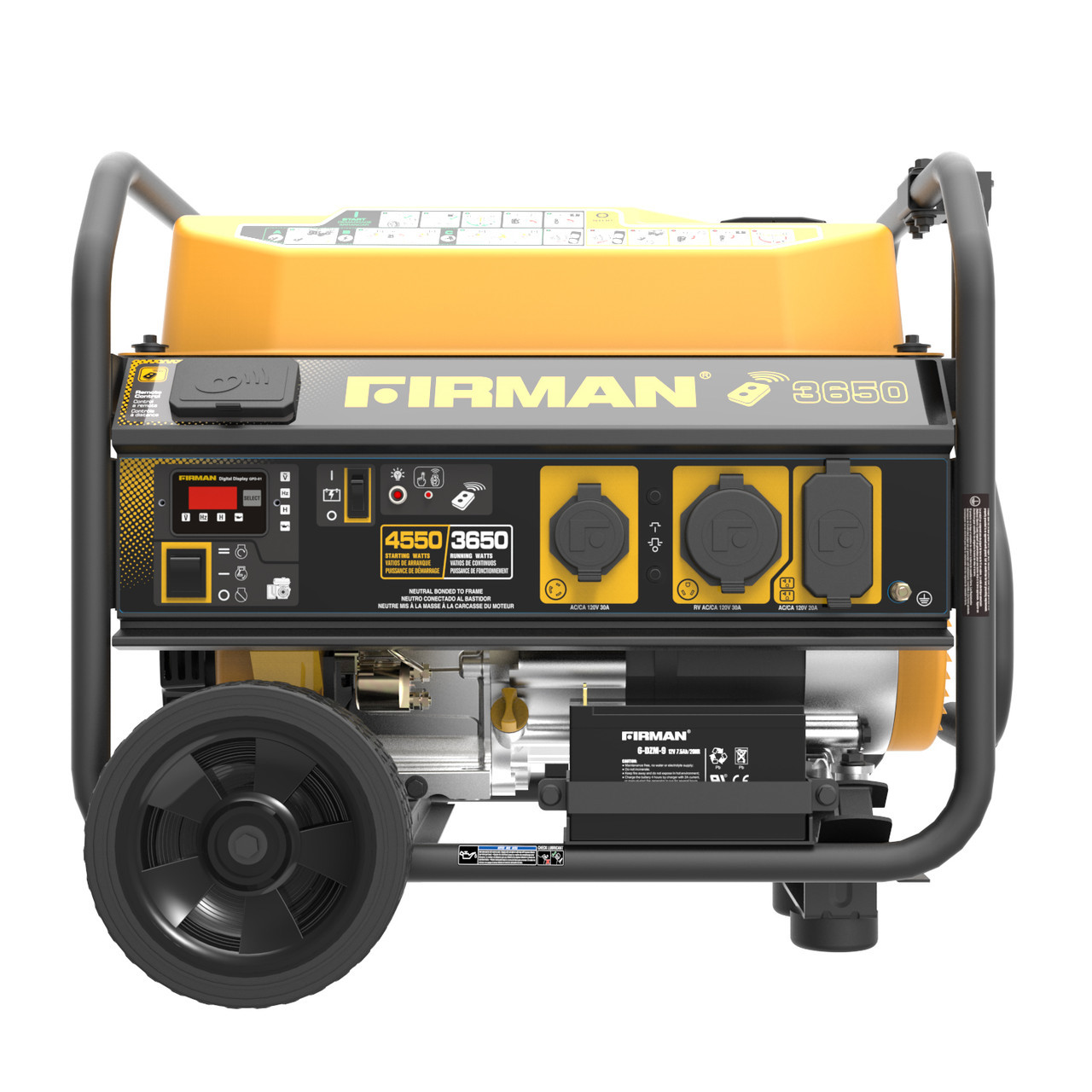 Firman P03603 3650W Remote Start Portable Generator Free Shipping