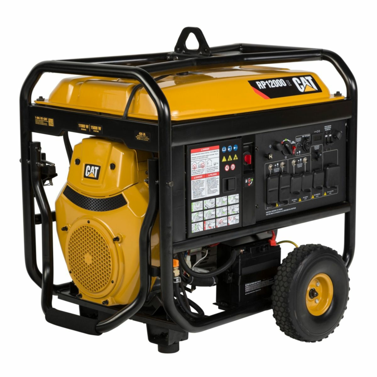 Caterpillar RP12000E | 12000W Electric Start Portable Generator | Free