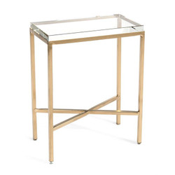 Glass Block Side Table - Large