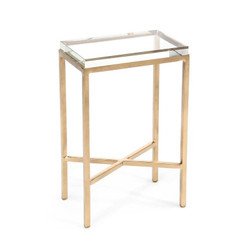 Glass Block Side Table - Small