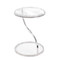 Polished Silver Accent Table