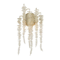 Cascading Crystal Two-Light Wall Sconce