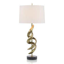 Ribbon Table Lamp in Brass