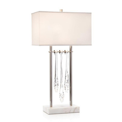 Glass Drops Contemporary Table Lamp