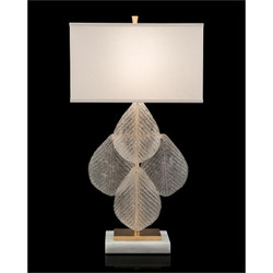 Glass Petal Table Lamp