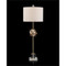 Organic Stones in Gold and White Buffet Lamp