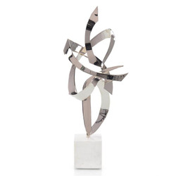 Ribbon Sculpture - Nickel