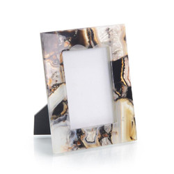 Rich Browns to Clear Agate Picture Frame - Large