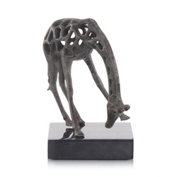 Giraffe in Motion II - Bronze