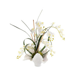 White Orchids - Designer Bowl