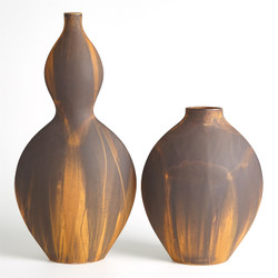 Studio A Helios Vase - Washed Terracotta - Sm