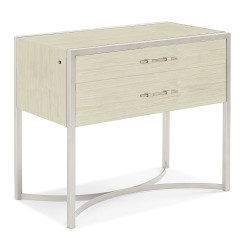 Caracole Remix Large Nightstand - Sea Pearl