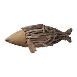 Natural Driftwood Fish