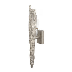 Silver Bark Wall Sconce