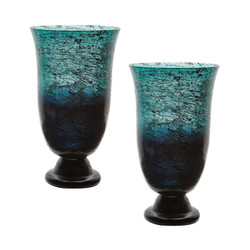 Ombre Flared Vase - Set Of 2