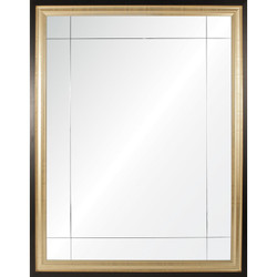 Gold & Ebony Nine Panel Mirror