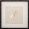 Gold Leaf Bird on Archival Paper