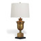 Robertson Brass Lamp - Linen Shade image 1