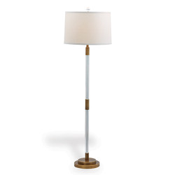 Maxwell Brass Floor Lamp