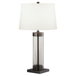 Andre Table Lamp - Deep Patina Bronze - Clear Glass