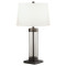 Andre Table Lamp - Deep Patina Bronze - Clear Glass