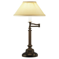 Abbey Bronze Swing Arm Table Lamp - Victorian Bronze