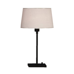 Real Simple Club Table Lamp - Matte Black Powder Coat