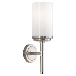 Halo Single Wall Sconce - Brushed Nickel