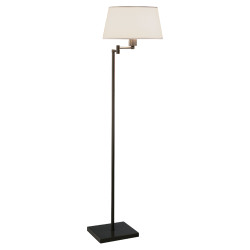 Real Simple Swing Arm Floor Lamp - Dark Bronze Powder Coat