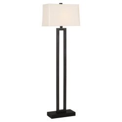 Stainless Steel Finish Robert Abbey S2185 Lamps with Fondine Fabric Shades Stainless Steel Finish Robert Abbey S2185 Lamps with Fondine Fabric Shades