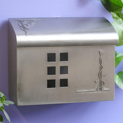 Ecco Arts Crafts Style Mailbox Satin Brass