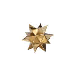 Cosmo Small Moroccan Style Star In Gold Leaf