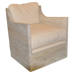 Angle Chair - Reclaimed Oak Frame