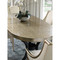 Draw Attention - Silver Leaf Oval Extension Dining Table image 1