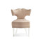 Facet-Nating - Glamorous Accent Chair with Acrylic Legs image 1