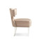 Facet-Nating - Glamorous Accent Chair with Acrylic Legs image 2