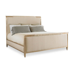 Nite In Shining Armor - Gold Frame Upholstered Bed - Queen