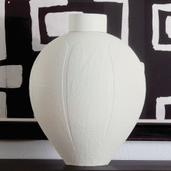 Linen Jar - Soft White