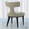 Anvil Back Dining Chair - Ivory Leather image 1