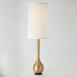 Bulb Vase Lamp - Antique Brass