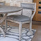 Klismos Chair - Grey Leather image 1