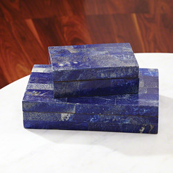 Lapis Stone Box - Lg