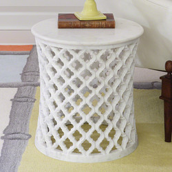 Marble Arabesque Side Table