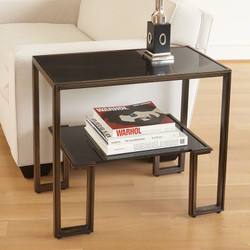 One - Up Table - Bronze Finish