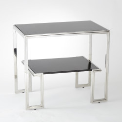 One - Up Table - Stainless Steel Finish