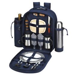 Two Person Coffee Backpack - Navy image 1